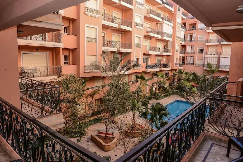 Beautiful, Great Equipped 122 M Holiday Apartment Near Majorelle Garden And Gueliz With Pool Views And A Large Balcony And Terrace Marrakesh 0*,