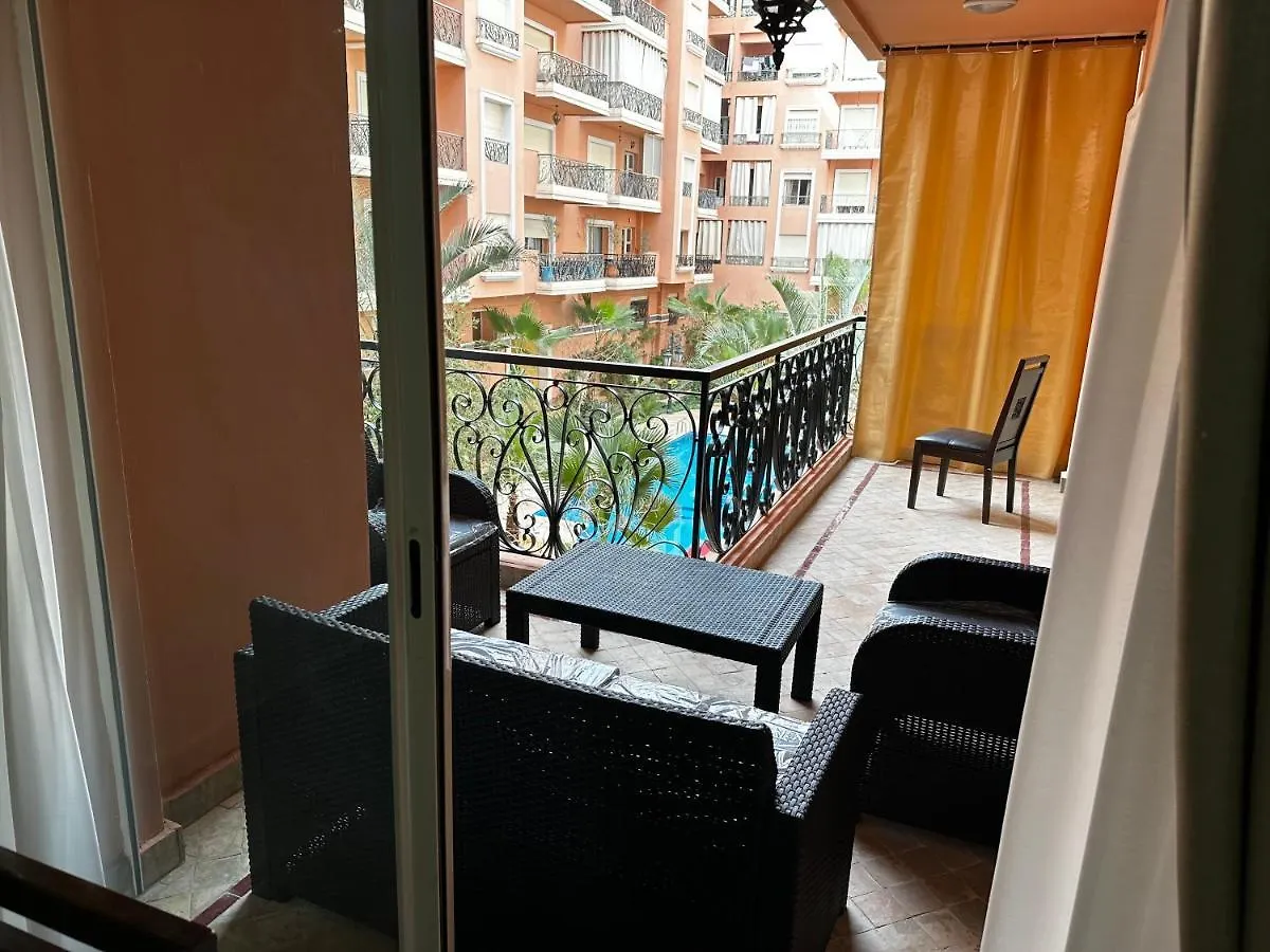 Beautiful, Great Equipped 122 M Holiday Apartment Near Majorelle Garden And Gueliz With Pool Views And A Large Balcony And Terrace Marrakesh 0*,
