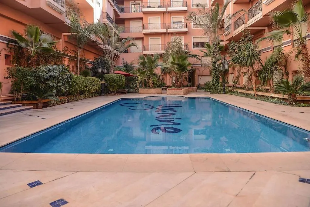 Beautiful, Great Equipped 122 M Holiday Apartment Near Majorelle Garden And Gueliz With Pool Views And A Large Balcony And Terrace マラケシュ 0*,