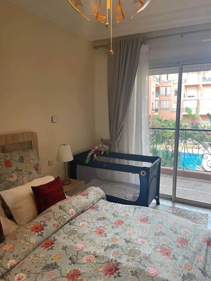 Beautiful, Great Equipped 122 M Holiday Apartment Near Majorelle Garden And Gueliz With Pool Views And A Large Balcony And Terrace マラケシュ 0*,  モロッコ